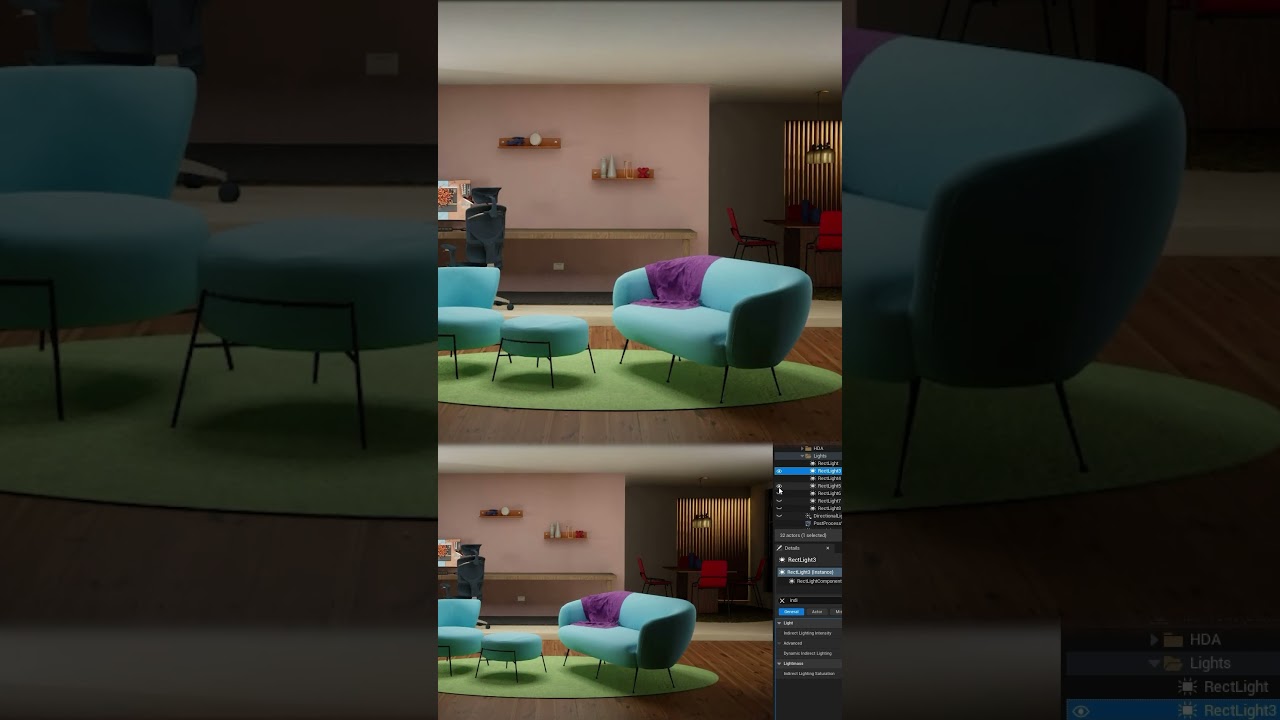 Interior Visualization | Houdini | Unreal Engine