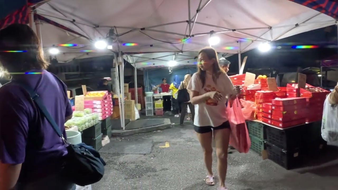 Early Morning 6 am Pelangi Market Johore Bahru Exploration | JB Pasar Pagi Tour