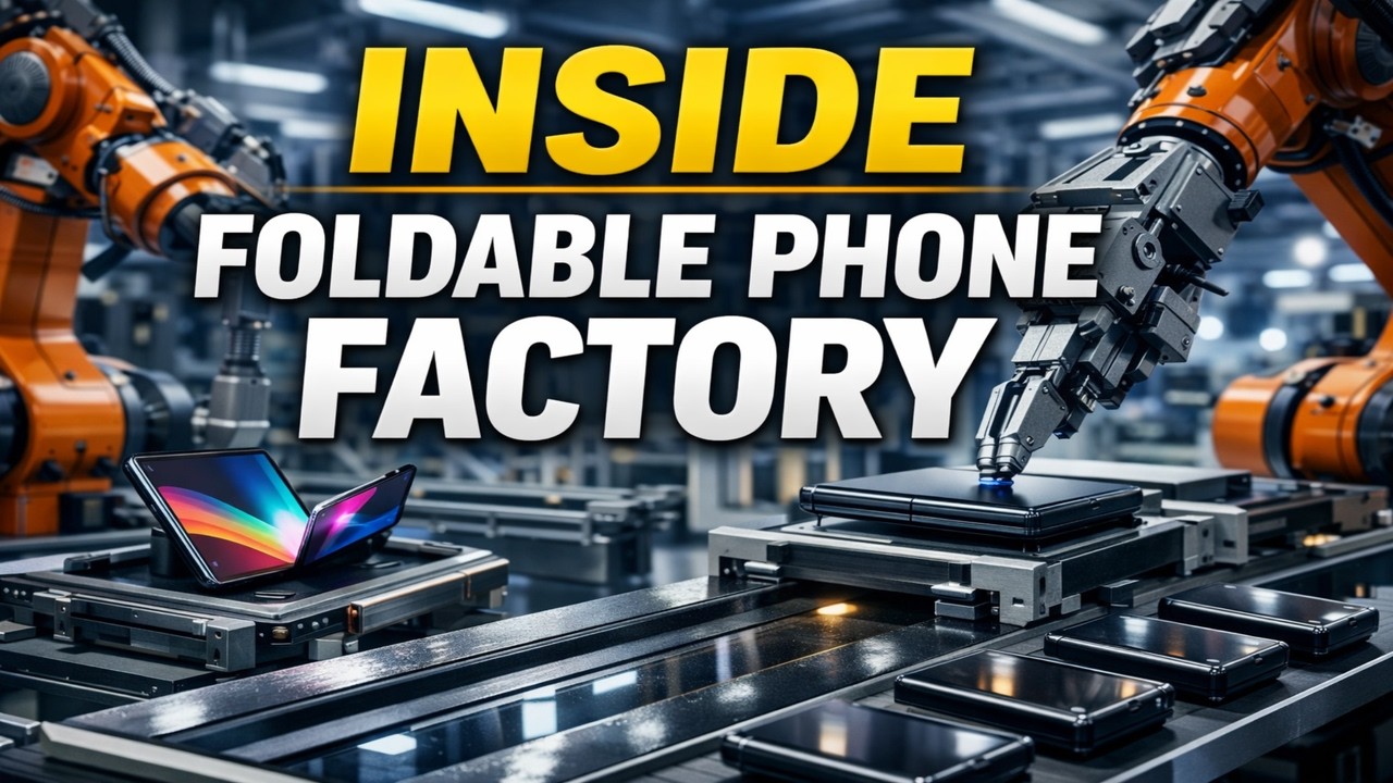 Inside Foldable Smartphone Manufacturing Process