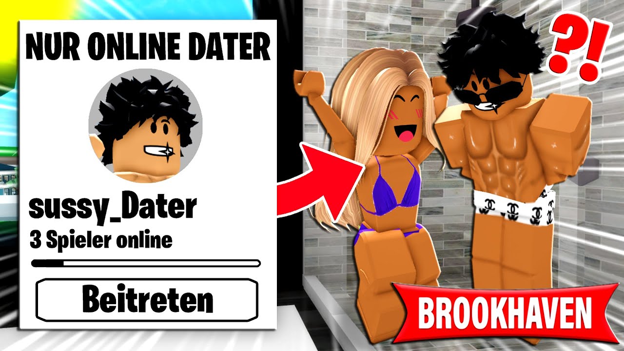 ich TROLLE HEIMLICH auf ONLINE DATER SERVER in BROOKHAVEN! (Roblox Brookhaven 🏡RP | Story Deutsch)