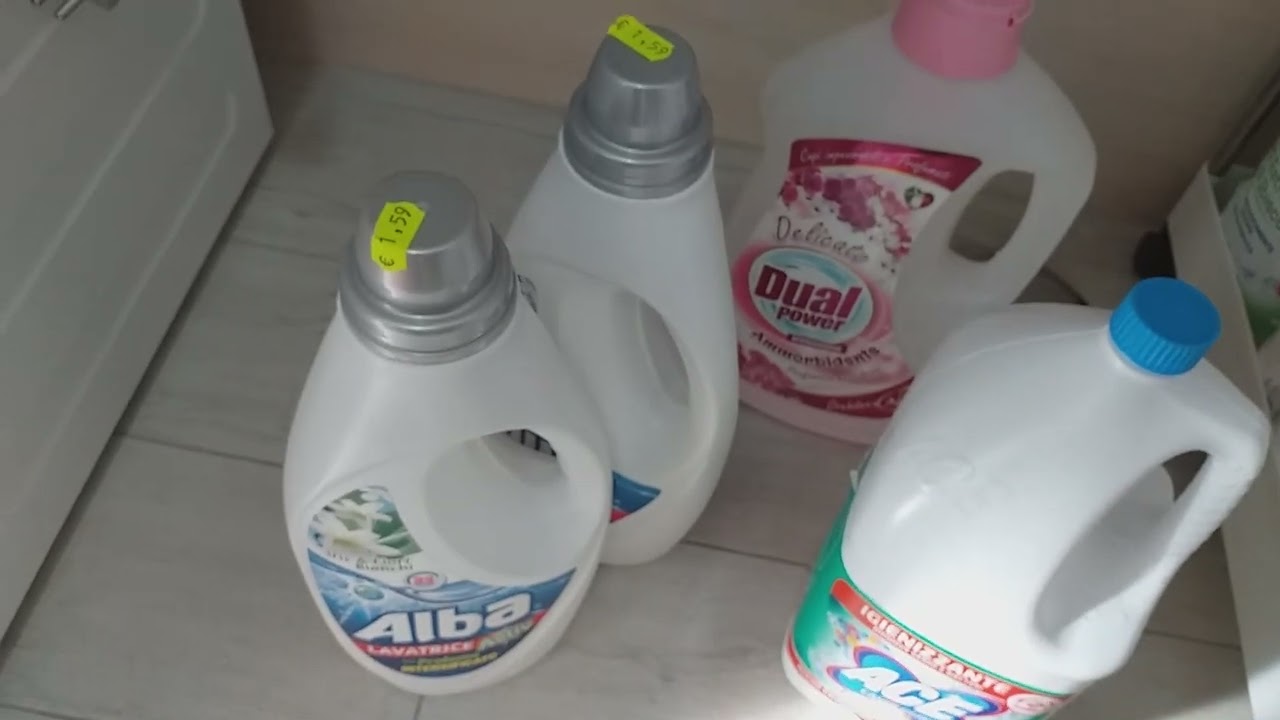I DETERSIVI CASA E BUCATO DI MIA SUOCERA, CURIOSIAMO NELLA SUA LAVANDERIA..SARANNO APPROVATI?