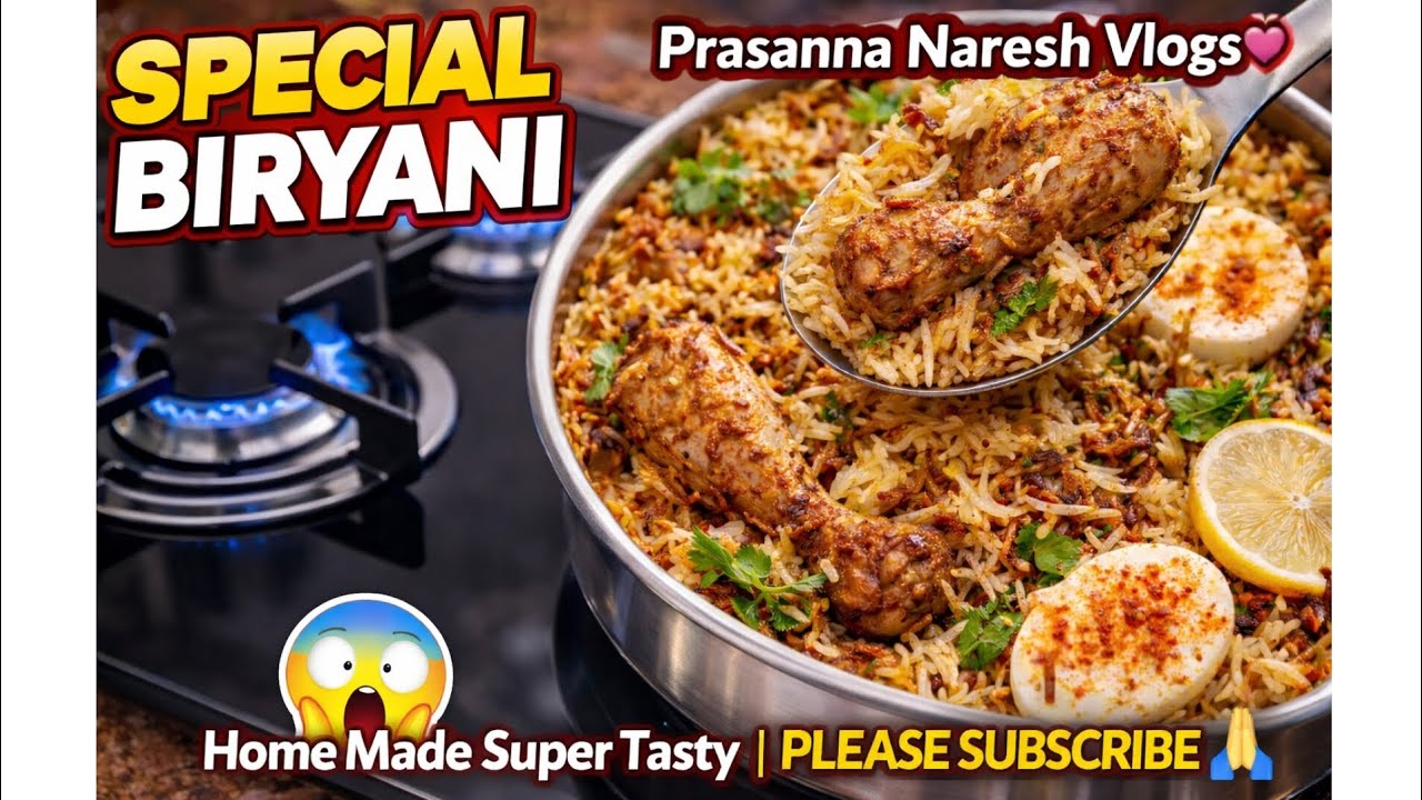 Home made special Dum Briyani # explore #viral video #public page