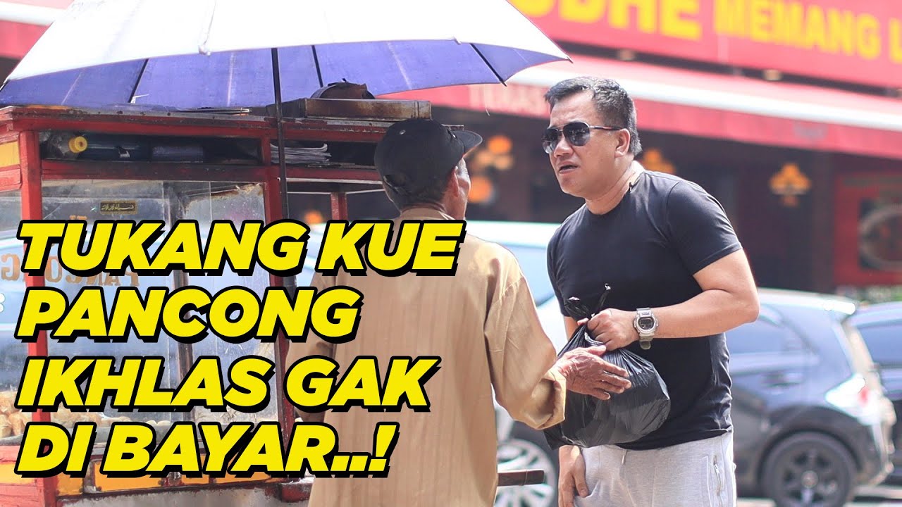 DOMPET KETINGGALAN, TUKANG KUE PANCONG IKHLAS GAK DIBAYAR