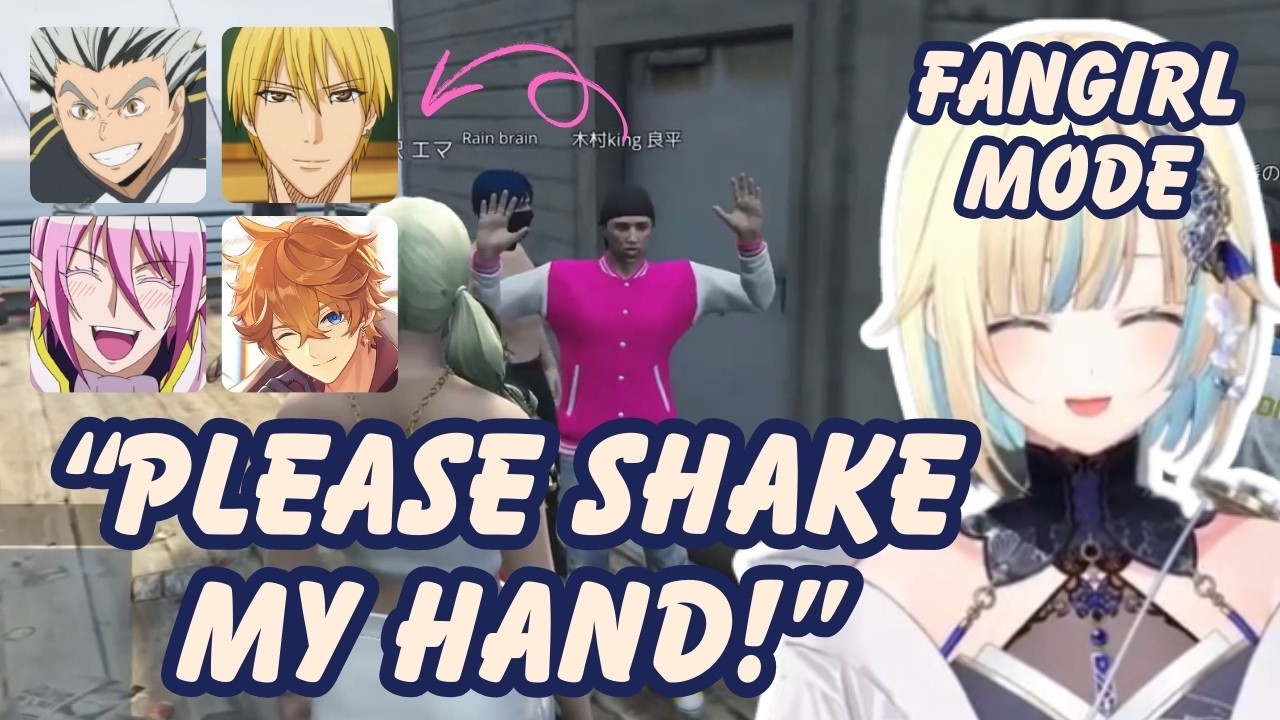 Aizawa Ema fangirl mode, Rainbrain stole her first *****, Ririmu dying【Eng Sub】【GTA5 MADTOWN (β)】