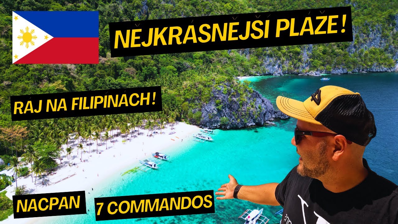 Nejkrásnější pláže na Filipínách! Filipíny 🇵🇭