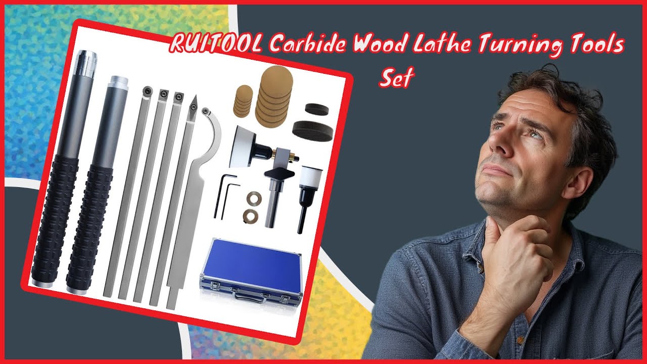 RUITOOL Carbide Wood Lathe Turning Tools Set review