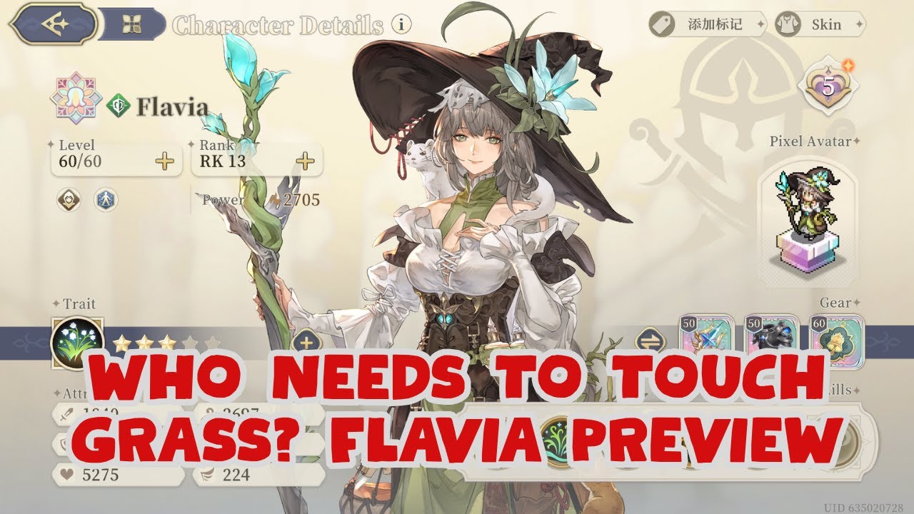 DONT TOUCH GRASS - FLAVIA PREVIEW GUIDE [Sword of Convallaria]