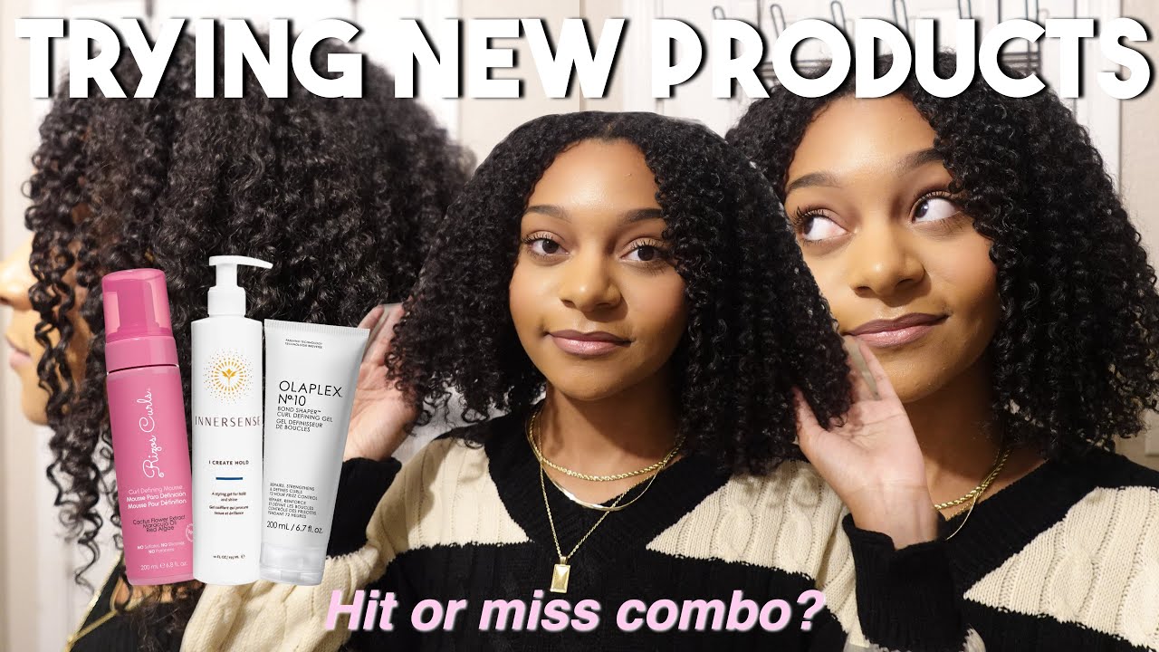 WASH & GO| TRYING NEW CURLY HAIR PRODUCTS ON MY NATURAL HAIR