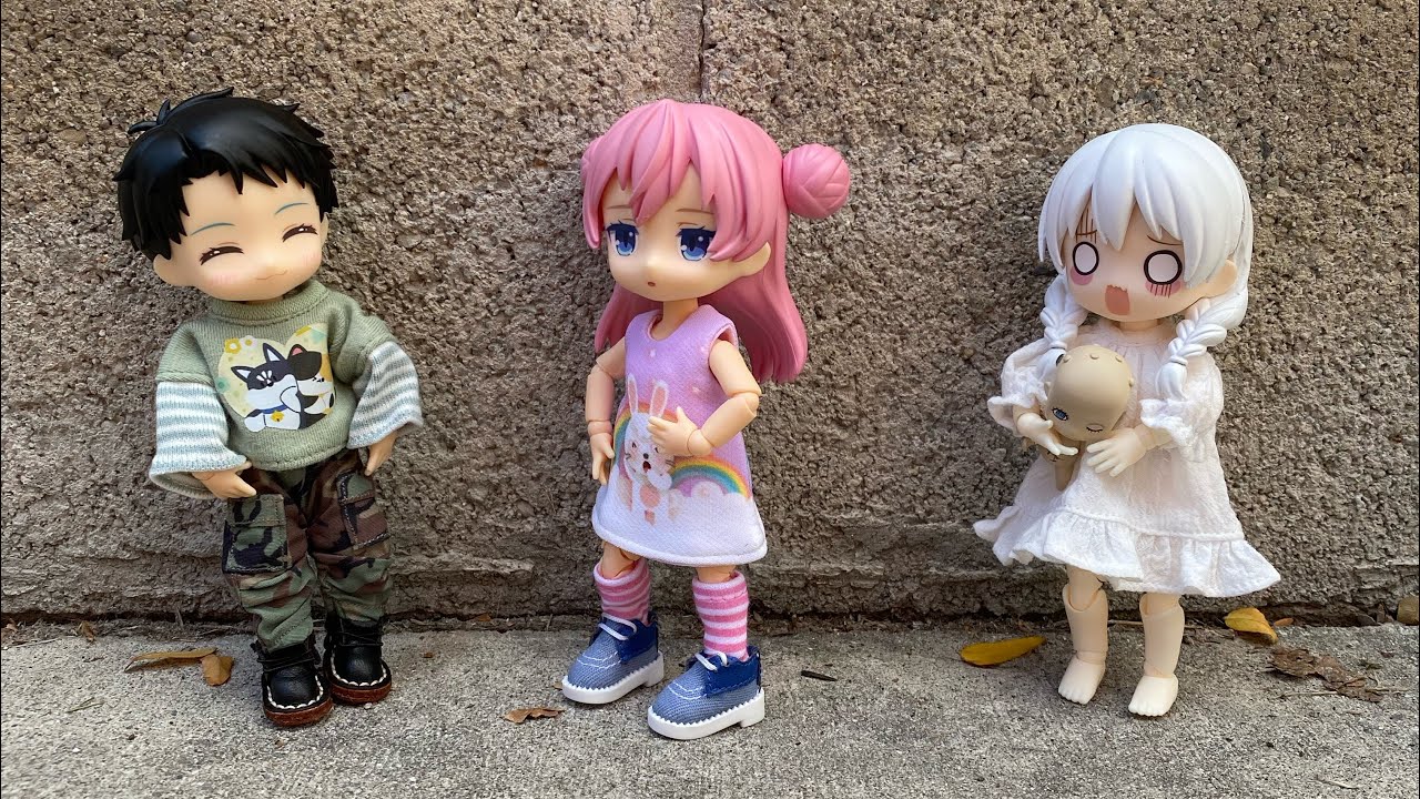 Nendoroid ob11 | assembled; they get hair and a body!