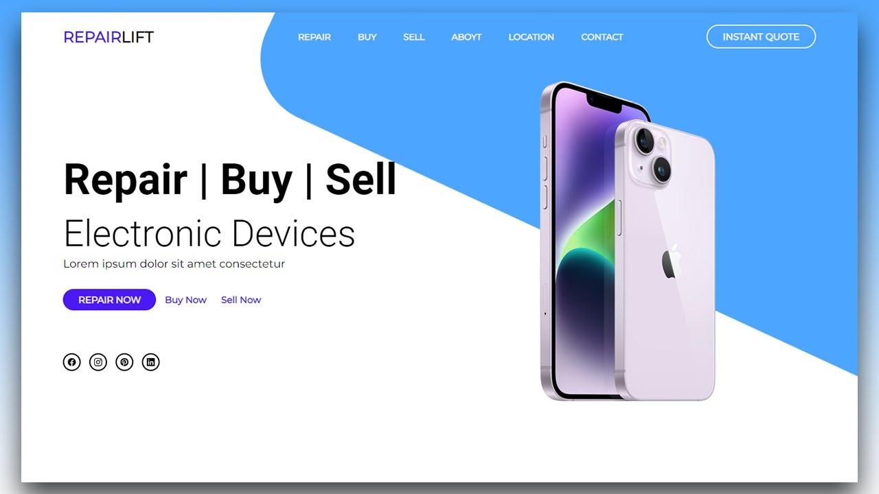 Create a  E-commerce Website With HTML,CSS and JavaScript Step-By-Step | Complete Responsive Website