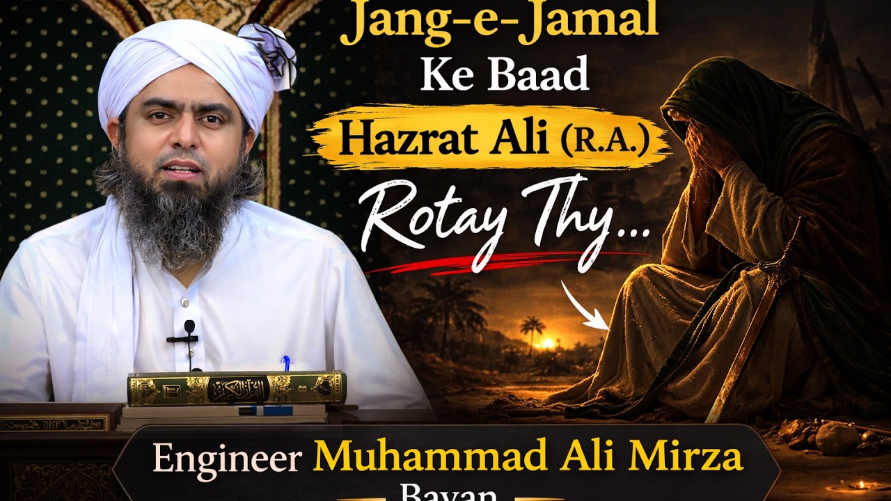 Jang-E-Jamal Ke Baad Hazrat Ali (A.S) Kyun Roye? 😢 | Engineer Muhammad Ali Mirza