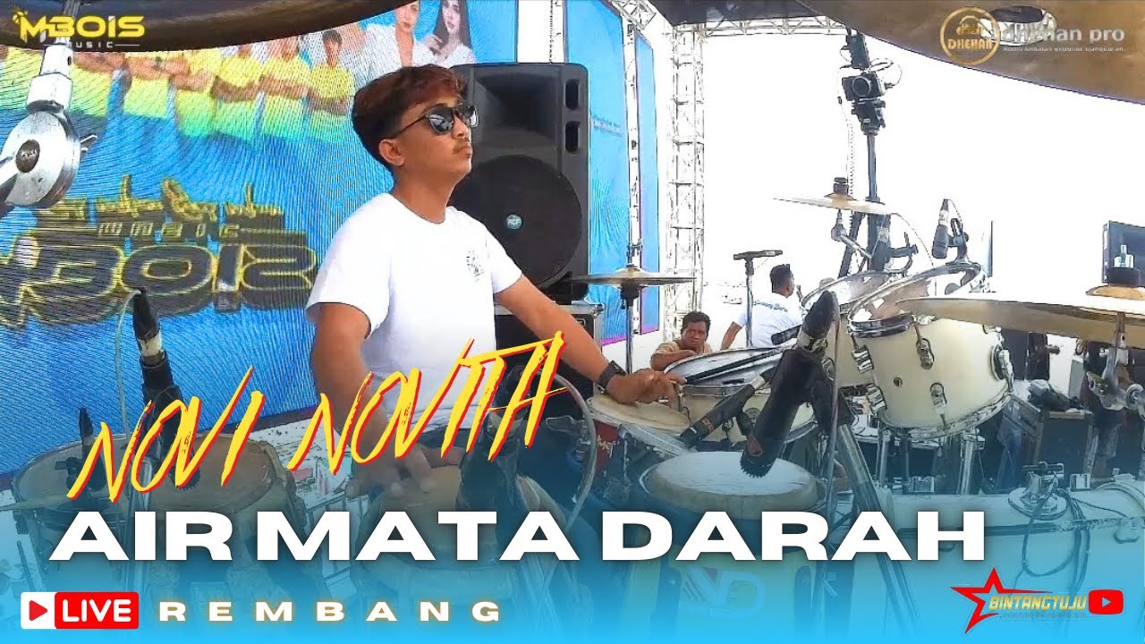 COVER KENDANG CAK RIYAN -  AIR MATA DARAH NOVI NOVITA  - MBOIS MUSIC  FEAT DHEHAN PRO LIVE REMBANG