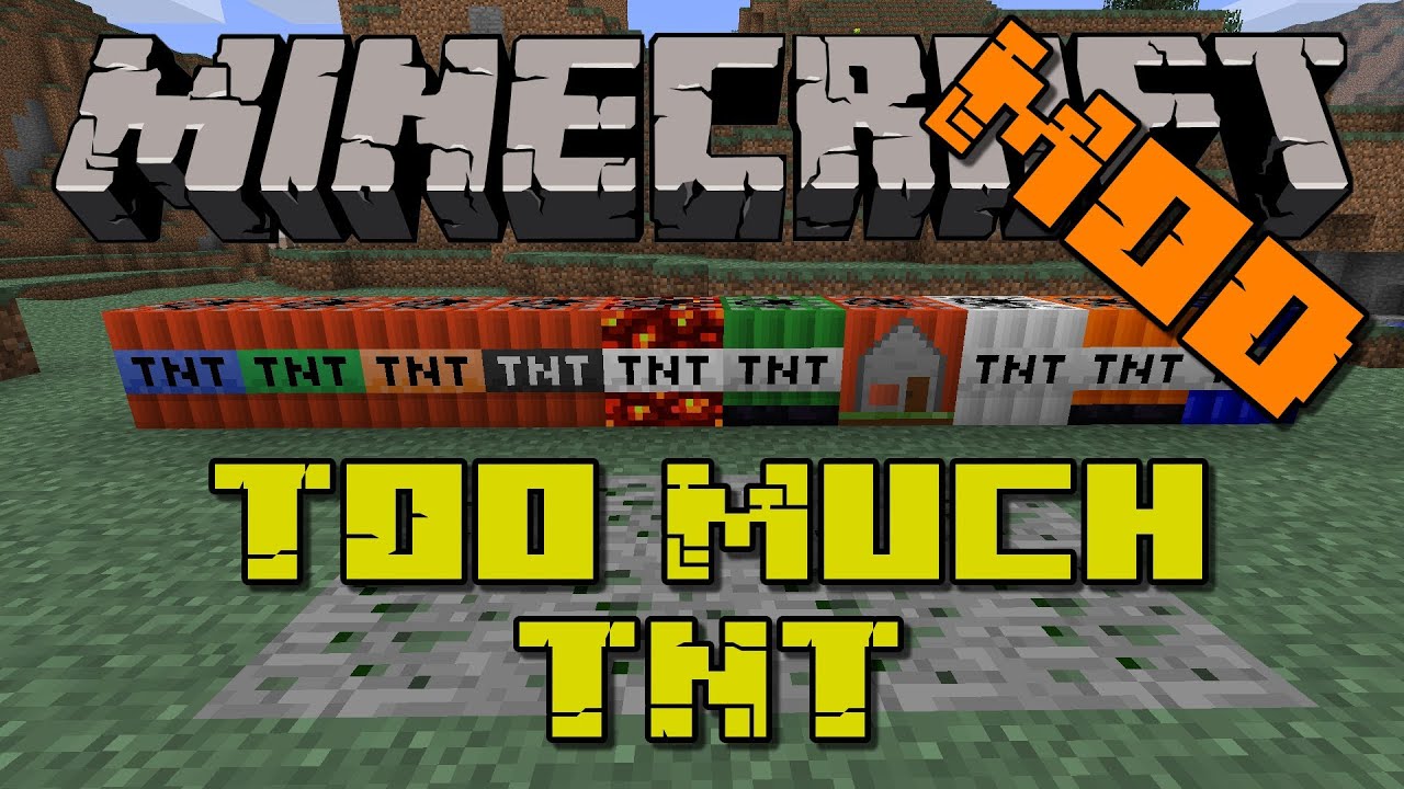 Minecraft: Too Much TNT Mod | (Nuke's, Lava Bombs & Ocean Tnt)