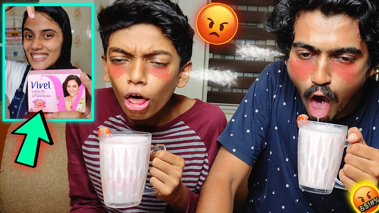 സോപിൽ  STRAWBERRY Shake PRANK 🤣🔥🤣 BENGU നും FAZIKKA ക്കും ഒരുമിച്ചു പണി കൊടുത്തു 😂 | HIBA & FAZI