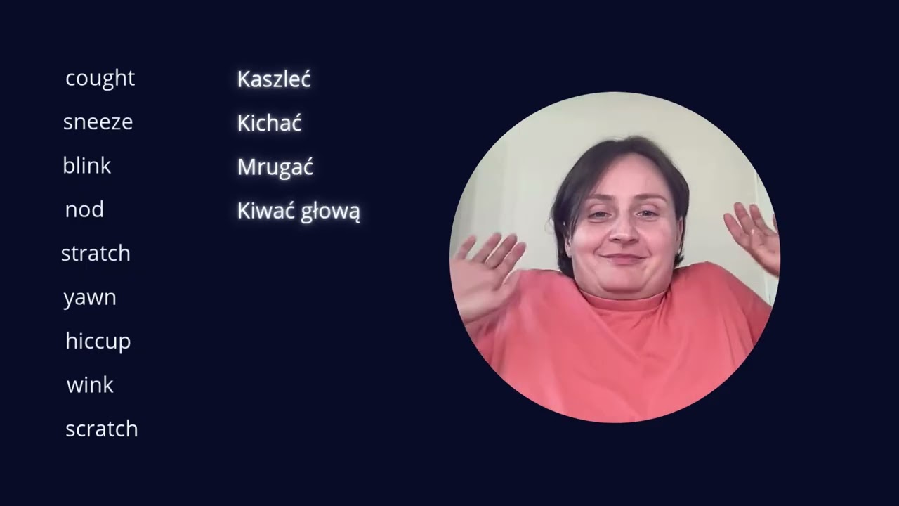 Polish for foreigners - Face and body moves 