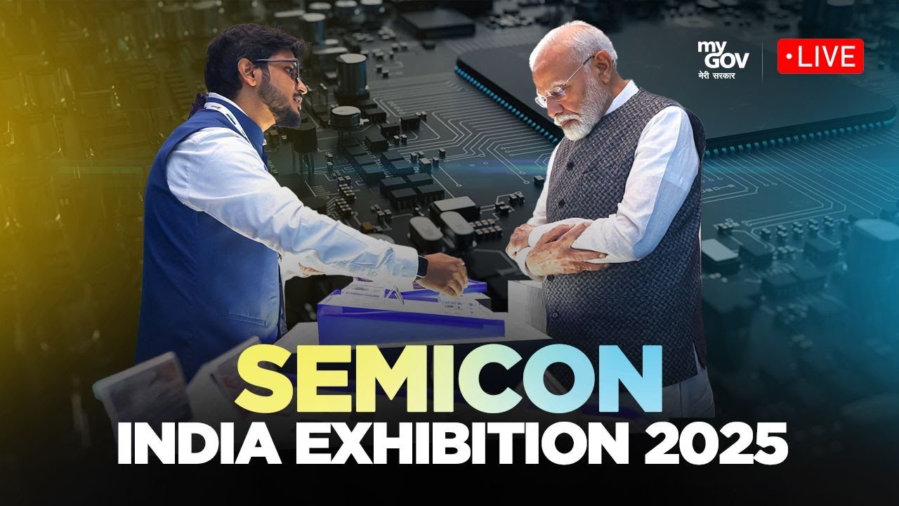 LIVE: PM Modi attends the Semicon India Exhibition 2025 at Yashobhoomi, Delhi.