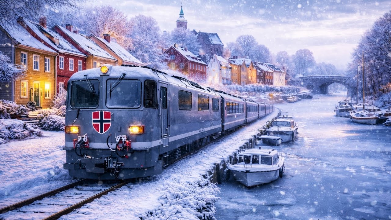 Extreme Heavy Snowfall in Norway | Magical Winter Walk During Blizzard (4K)!