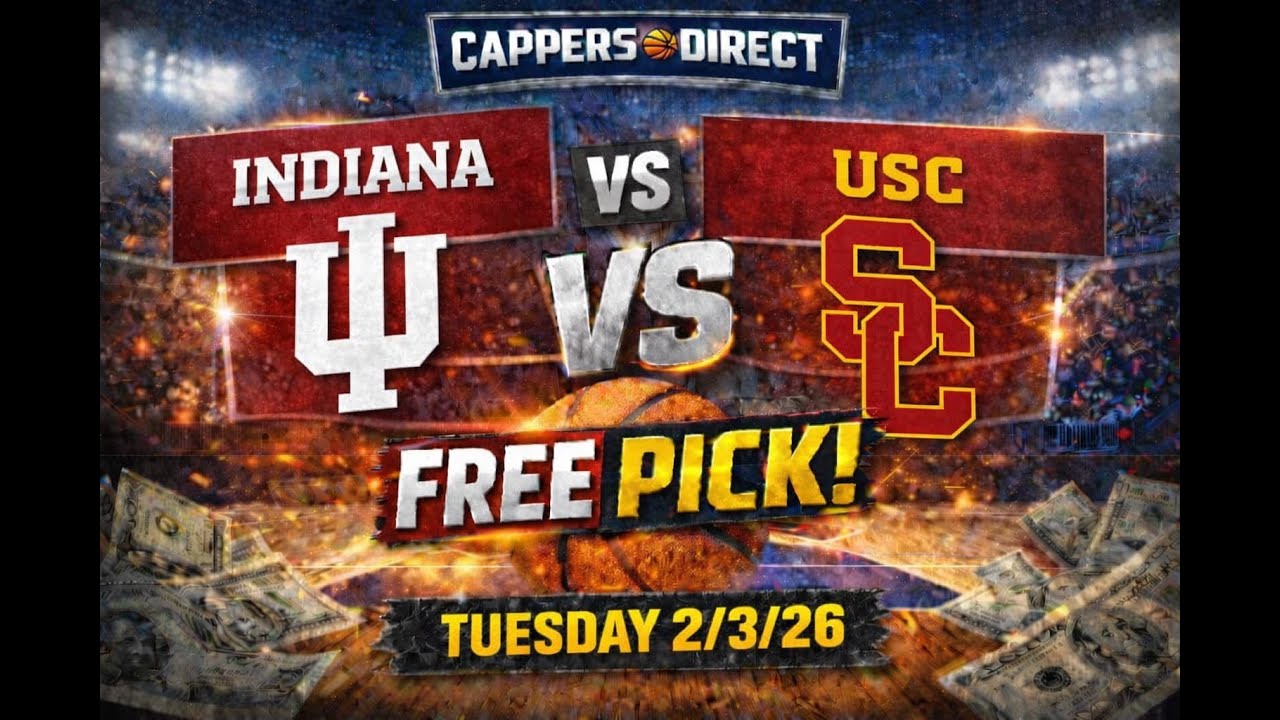 NCAA Basketball Free Pick Today | Indiana vs USC | Tuesday 2/3/26