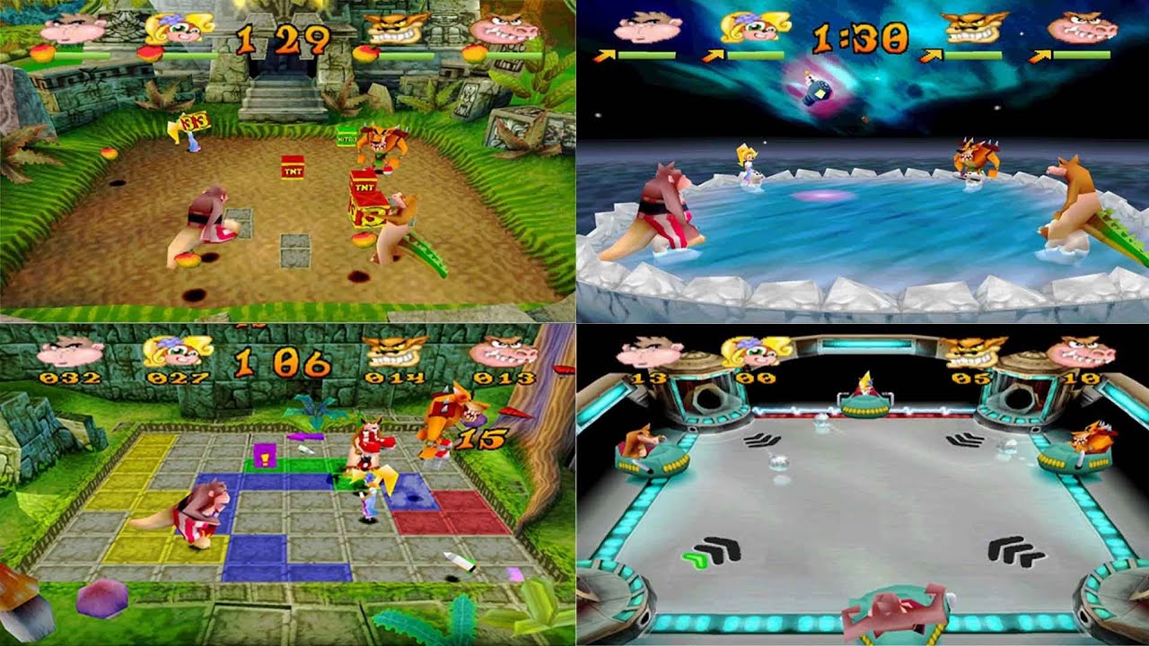 بازگشت به گذشته با بازی Crash Bash ps1