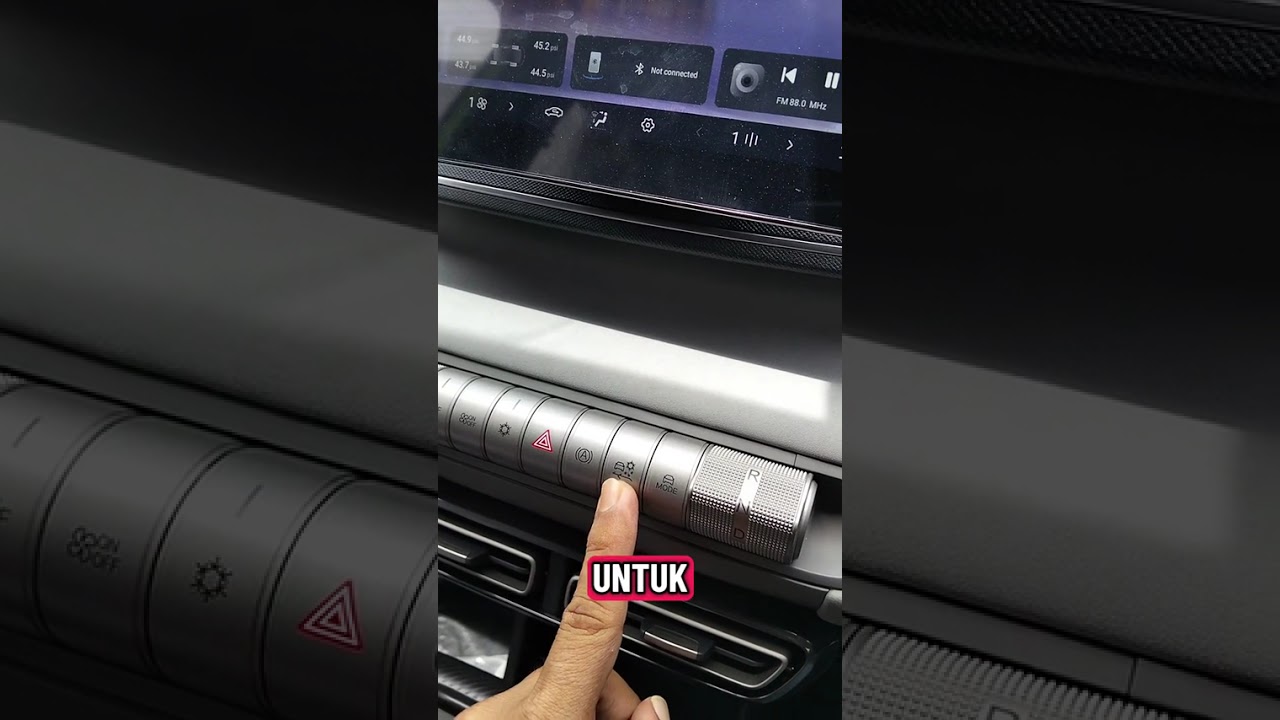 Fungsi Tombol pada dashboard BYD ATTO 1