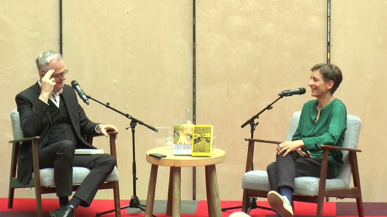 Marcel Möring in gesprek met Mariken Heitman, Nina Polak en Niña Weijers