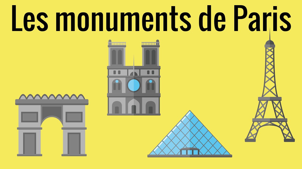 5 monuments c&eacute;l&egrave;bres de Paris en fran&ccedil;ais avec sous-titres fran&ccedil;ais et anglais, FLE &ndash; culture 1