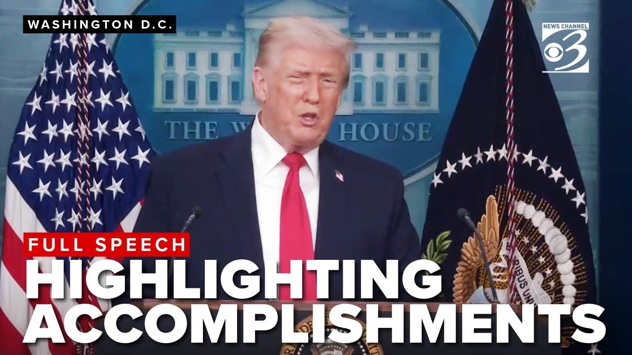 FULL PRESSER: Trump recaps accomplishments of current presidential term; talks inflation, crime
