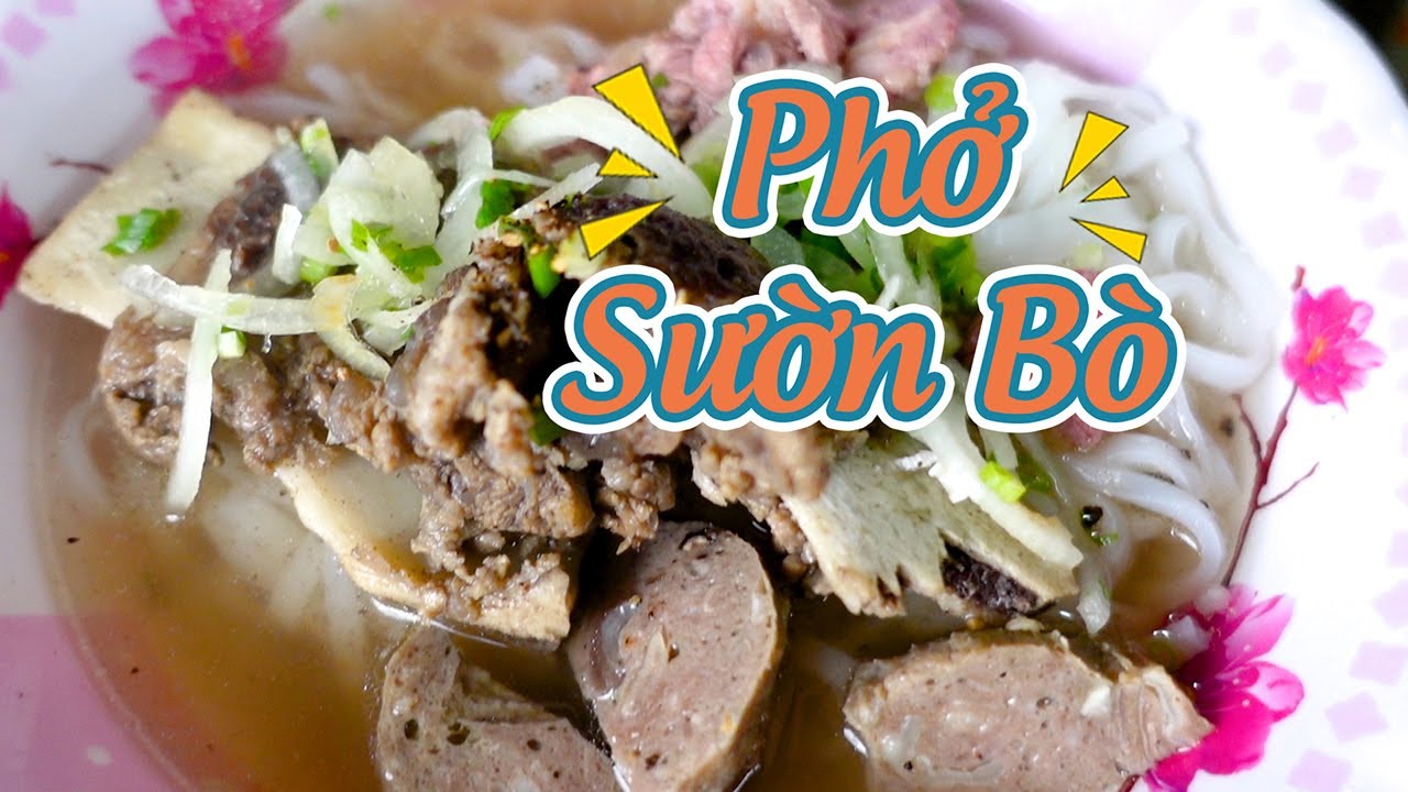 Phở Sườn Bò - Cách Nấu Quá Dễ | Mẹ Shin Food