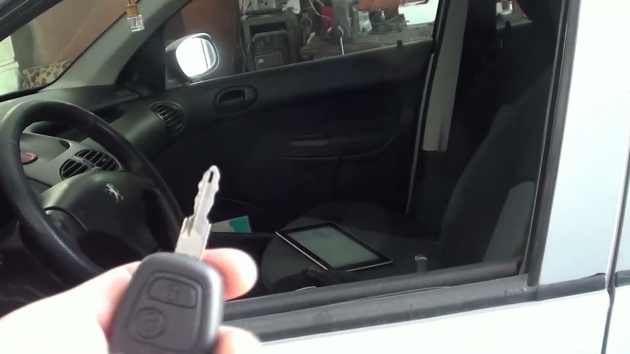 Peugeot 206 Проблема центрального замка. Ремонт кінцевика замка дверей