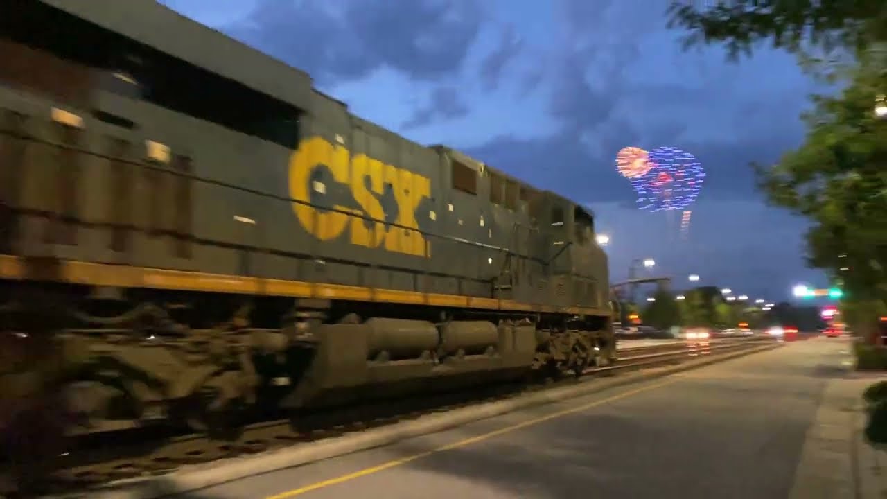 Amazing K5LA! CSX 798 ES44AH Leads M400-04 North By Fayetteville,NC
