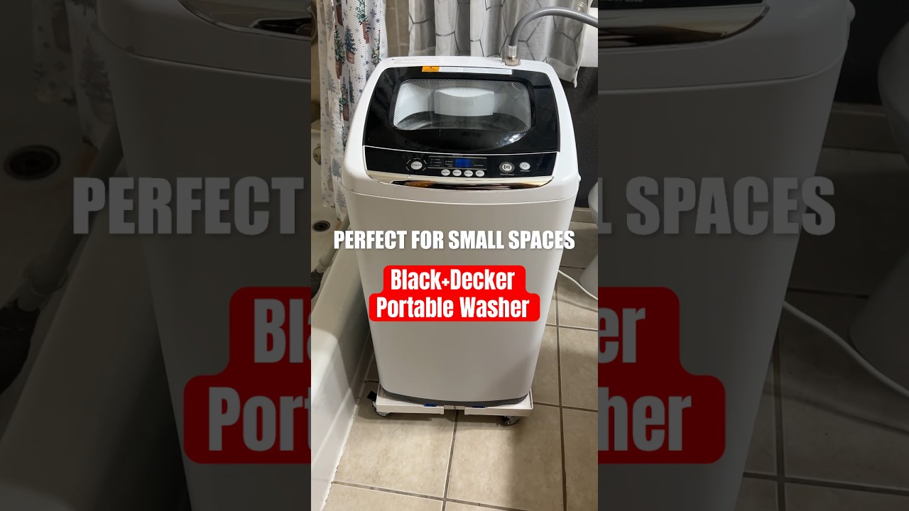A Washing Machine For Small Spaces - Black+Decker Portable #products #amazon