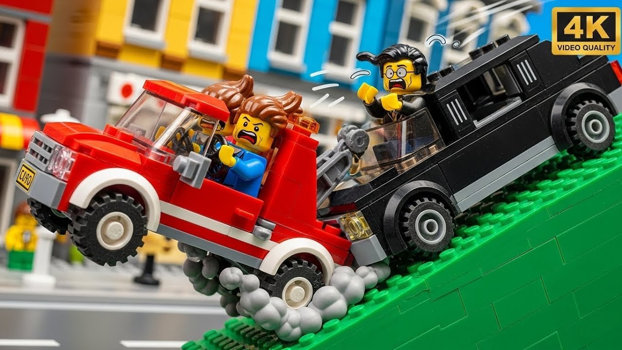 Towing the Mayor's Heavy Limousine Up a Steep Hill (Fail) 🚙👔⛰️