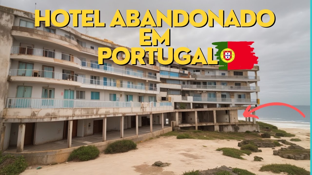 Adivinha so o que eu vi em um  hotel abandonado em Portugal