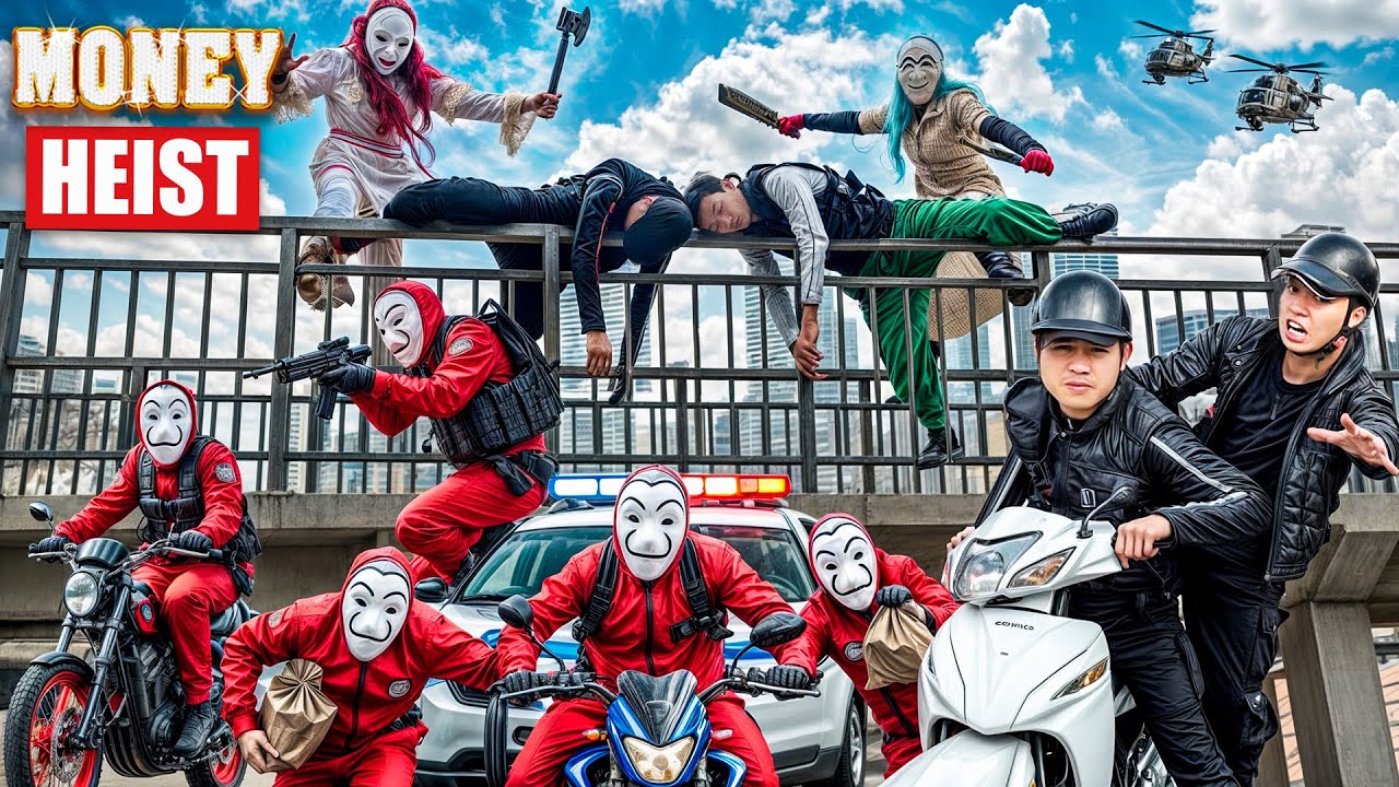 Gunshots, Drama, and Serbian Dancing Lady! Money Heist’s Biggest Deal! 💣💃🔫| Chase Pov Horror Film