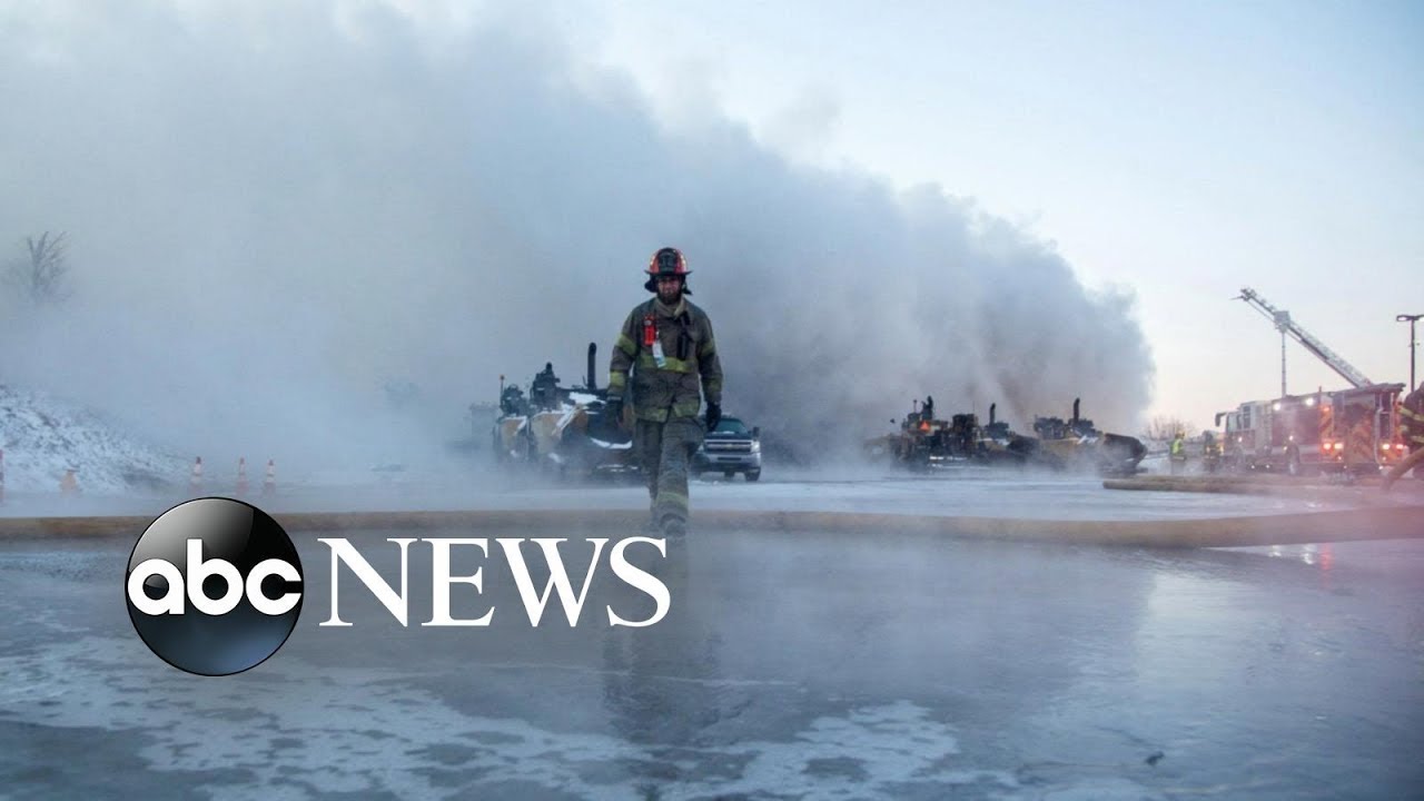 America Strong: Firefighters across the country fighting thru the deep freeze