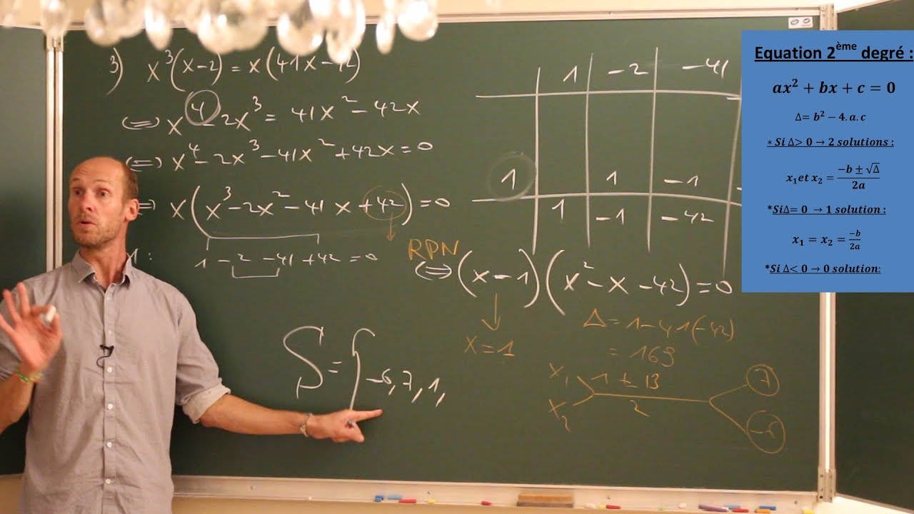 delta - Horner - Equation second degré