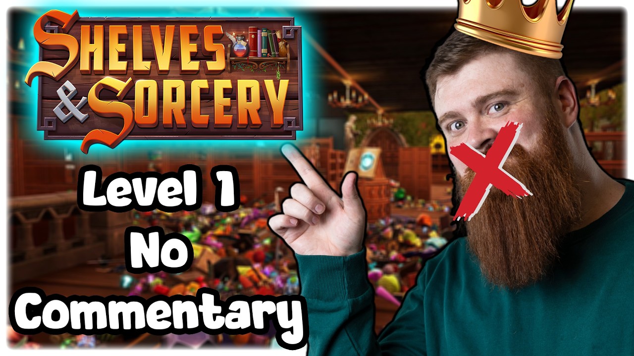 Shelves and Sorcery : Tidy Up The Enchanted Shop - Level 1 , No Commentary