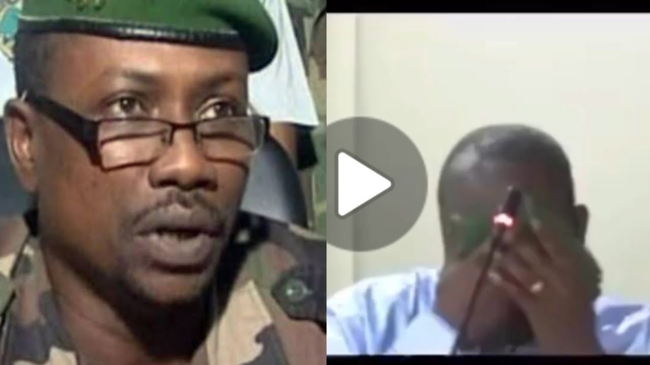 E DON RED O! WATCH Niger Finance Minister Burst Into TEARS After Given 48 Hours By Military Junta To