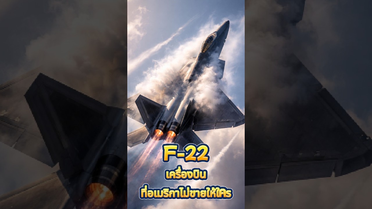 F-22 เครื่องบินที่อเมริกาไม่ขายให้ใคร