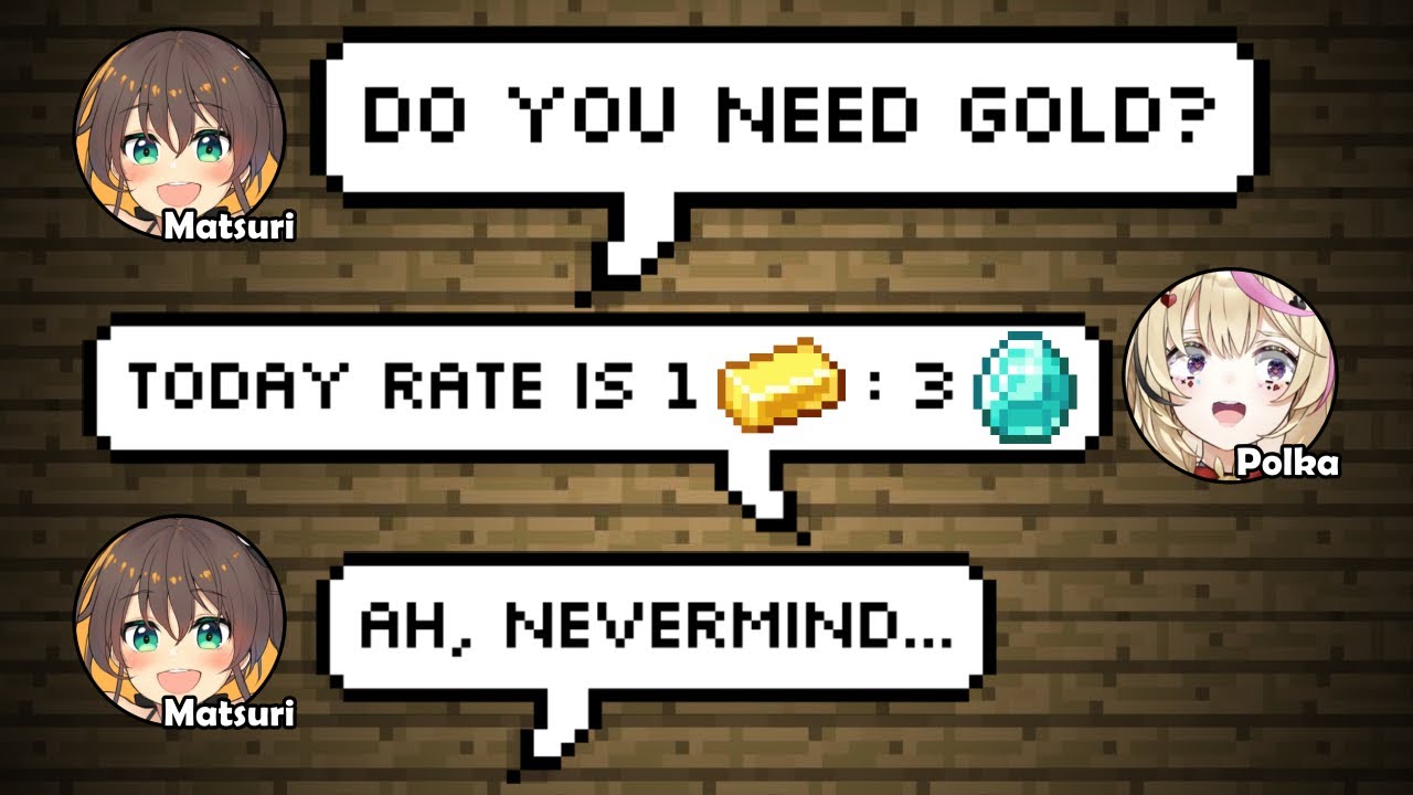 The Story of How Matsuri Extorted 220 Diamonds From Polka「HoloLive/EngSub」
