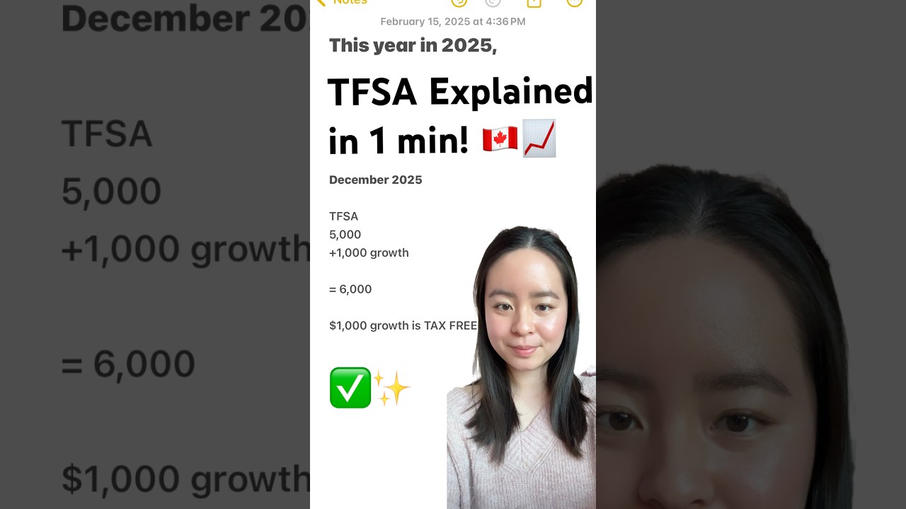 🇨🇦 Счёт TFSA: всё подробно за 1 минуту! Рост без налогов 📈🫶 #tfsa #canadafinance