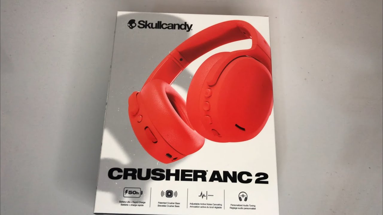 Skullcandy Crusher Anc 2 Plasma (Red) Limited Edition Unboxing