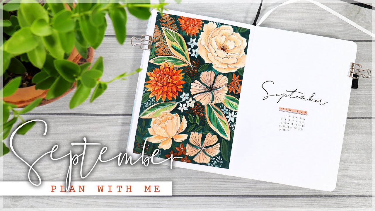 SEPTEMBER 2020 Plan With Me // Bullet Journal Monthly Setup