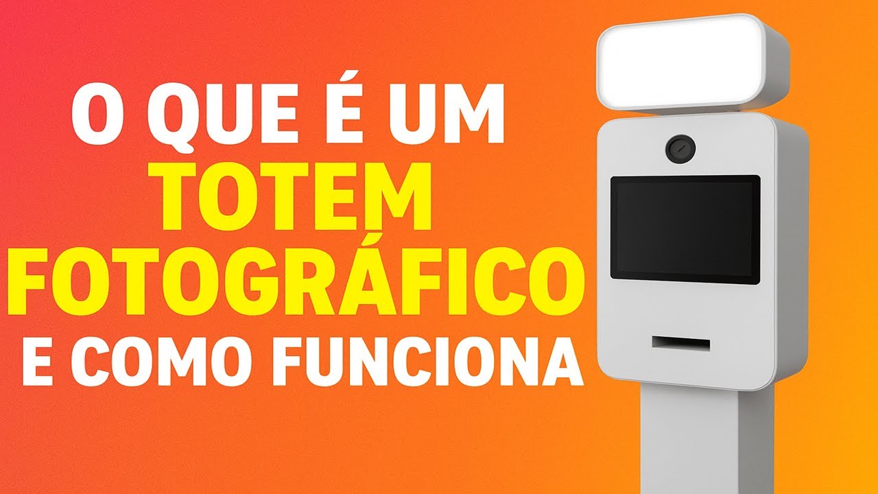 O QUE É UM TOTEM FOTOGRÁFICO - COMO FUCIONA?