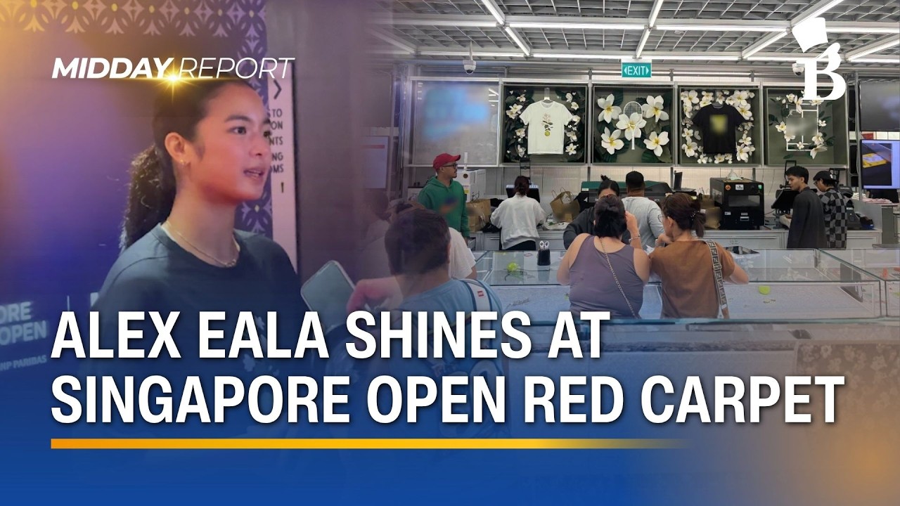Алекс Эала блистает на вечеринке в честь открытия Singapore Open, коллекция Sampaguita распродана...