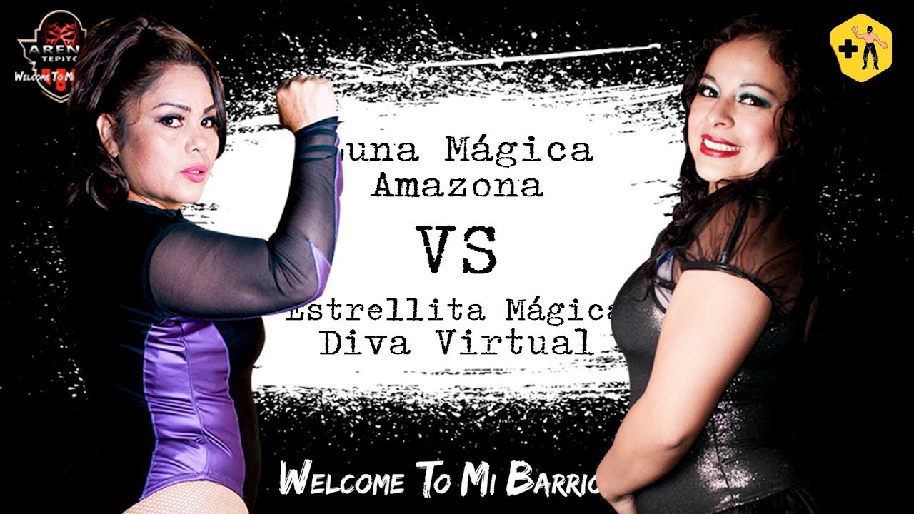 Luna Mágica y Amazona vs Estrellita Mágica y Diva Virtual