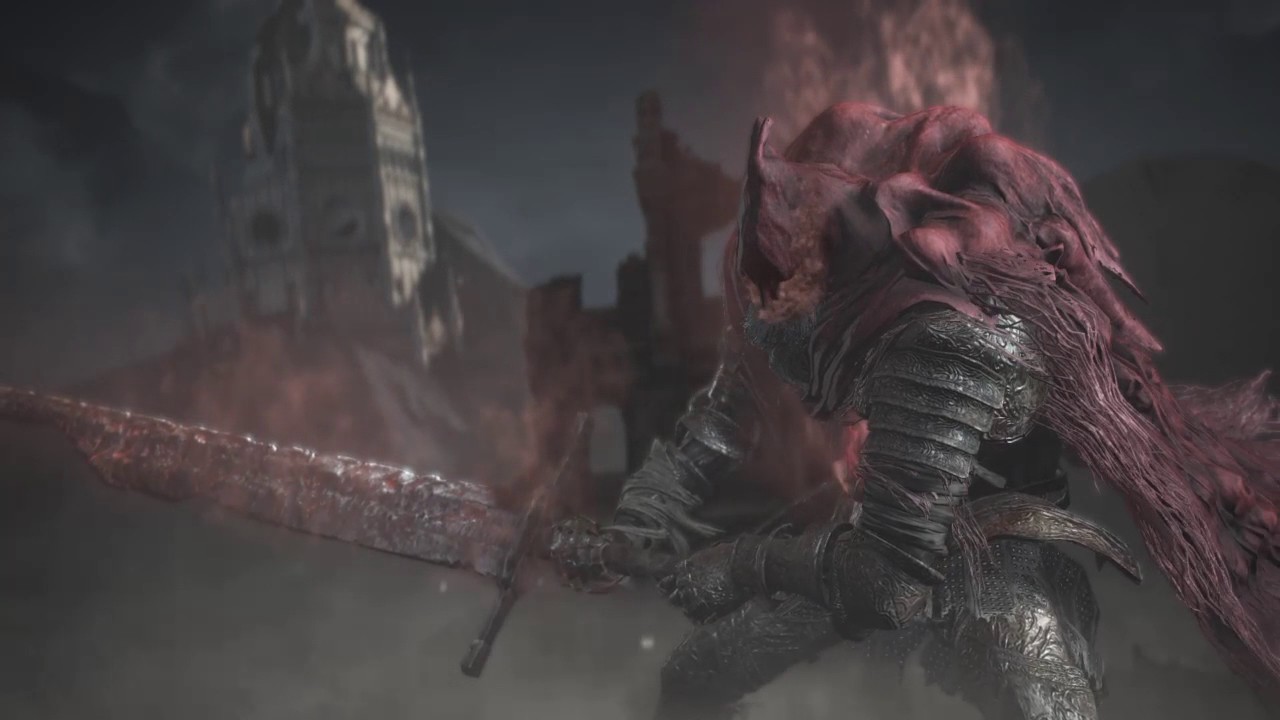 Dark Souls 3- The Ringed City final Boss: Slave Knight Gael HD
