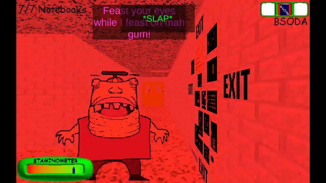 Baldi's Basics Classic Remastered | Demo Style | Secret Ending | {WRONG ANSWERS ONLY}