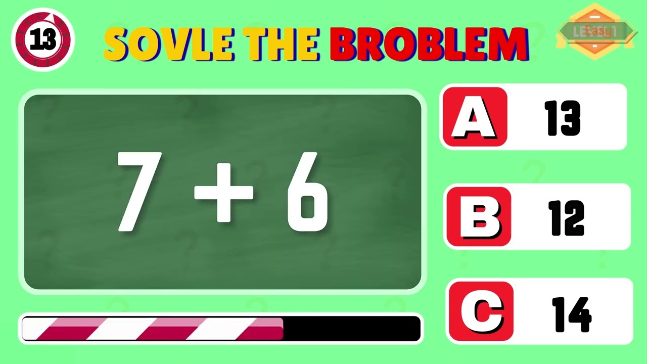Brain Test Challenge | Beat the 15/25 Math Quiz!