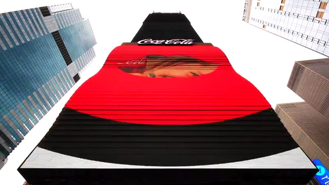 Unique 3D Coca-Cola Ad Billboard